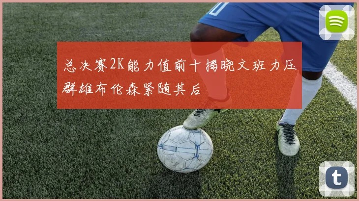 总决赛2K能力值前十揭晓文班力压群雄布伦森紧随其后